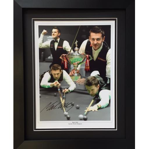 Mark Selby Signed Photo Display