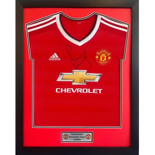 Paul Scholes Manchester United Signed Shirt