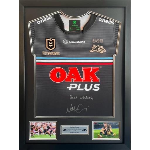 Nathan Cleary Signed Penrith Panthers Shirt