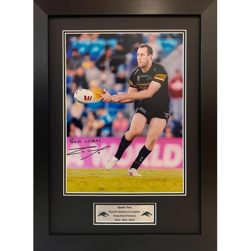 Isaah Yeo Penrith Panthers Signed Photo
