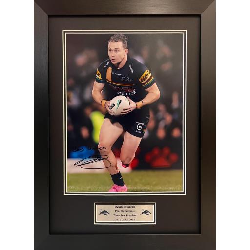 Dylan Edwards Signed Penrith Panthers Photo
