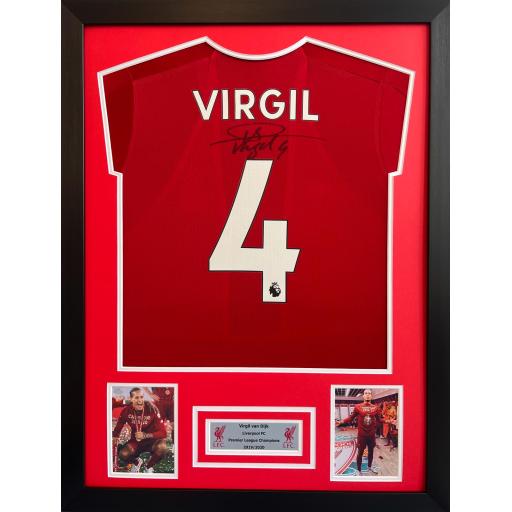 Virgil Van Dijk Liverpool FC Signed Shirt