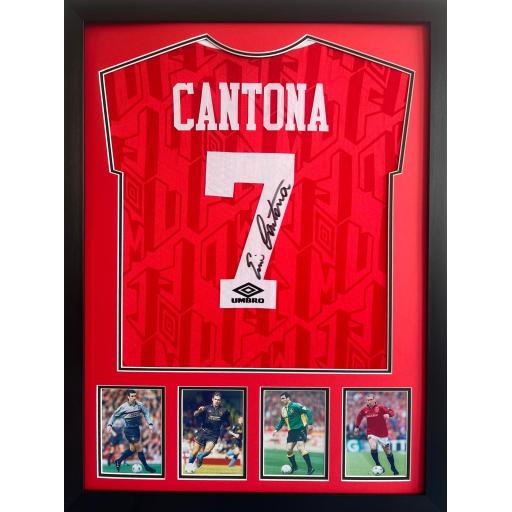 Eric Cantona Signed Manchester United Signed  Shirt