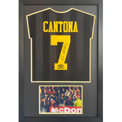 Eric Cantona Manchester United Signed Shirt