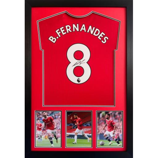 Bruno Fernandes Signed Manchester United Shirt