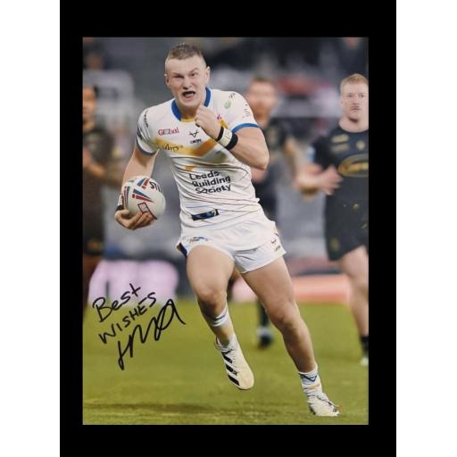 Harry Newman Leeds Rhinos signed photo