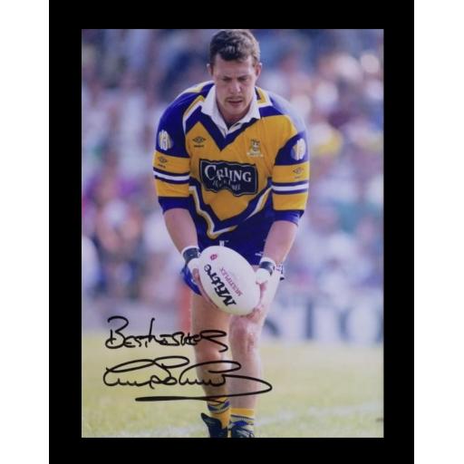 Garry Schofield Leeds signed photo