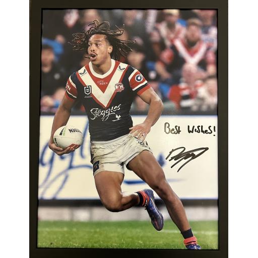 Dom Young Sydney Roosters signed photo