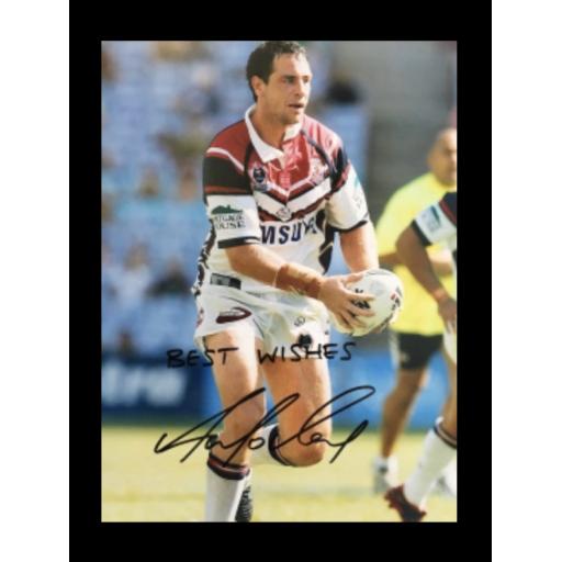 Adrian Morley Sydney Roosters signed photo